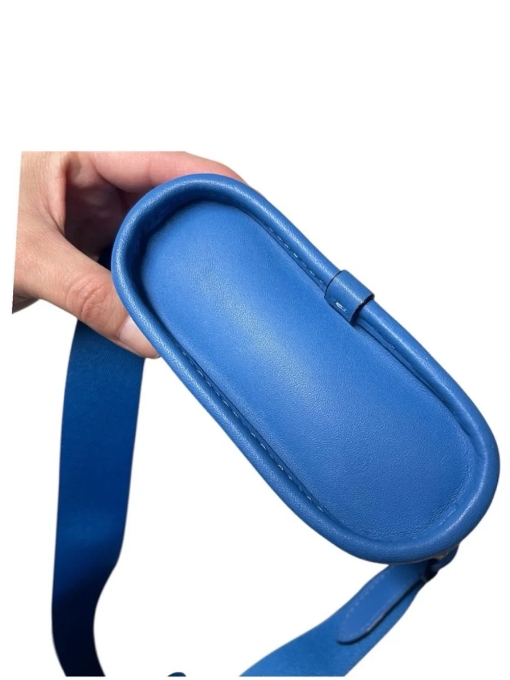 COACH Track Small Flap Crossbody in Racer Blue Calf Leather